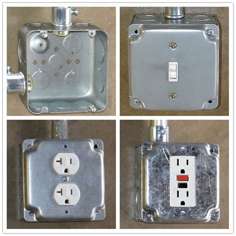 metal electrical box ground|above ground electrical junction box.